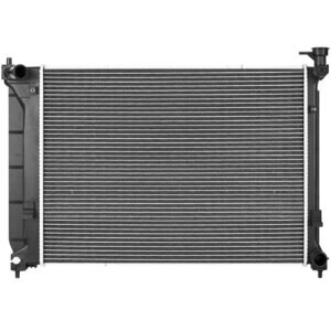 PMR 13457 radiator for Hyundai Sonata 2.4L 2015–2019, with transmission cooler and cap, Canadian distributor